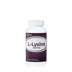 GNC - LISINA 500 MG, 100 COMPRIMIDOS