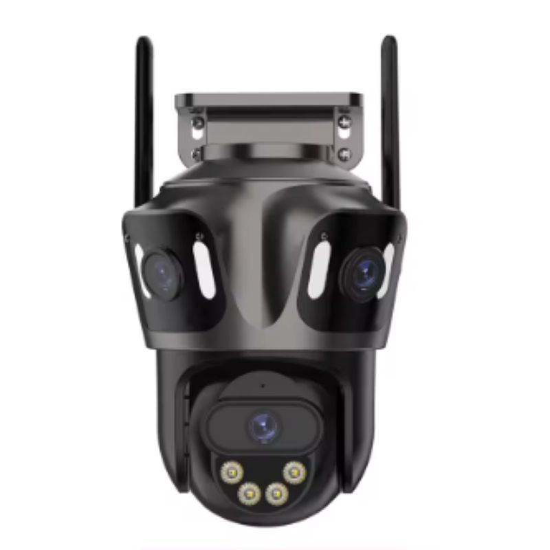 GENERICO - Camara De Seguridad Exterior Triple Lente   + Memoria 64gb