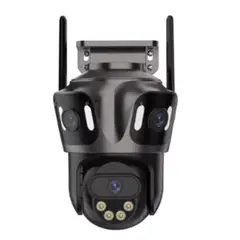 GENERICO - Camara De Seguridad Exterior Triple Lente  + Memoria 64gb