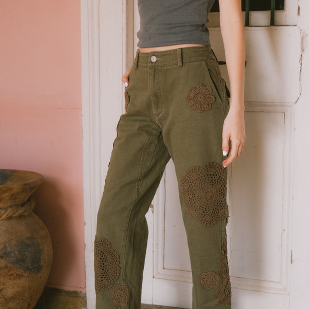 RUPHA - PANTALON CATANIA VERDE RUPHA