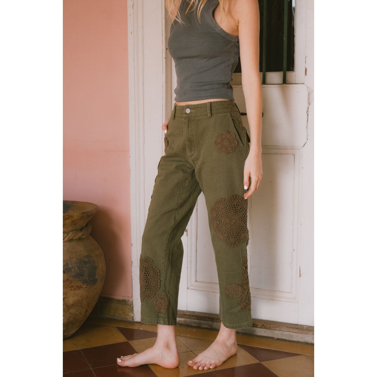 RUPHA - PANTALON CATANIA VERDE RUPHA