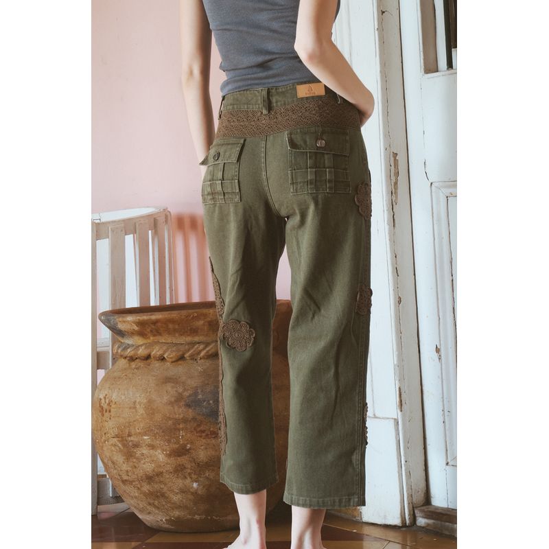 RUPHA - PANTALON CATANIA VERDE