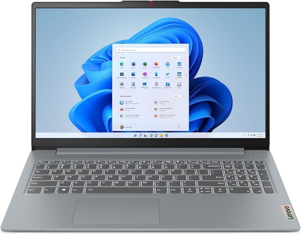 Notebook IdeaPad Slim 3 156 Touch AMD Ryzen 7 7730U 16GB RAM 512GB SSD