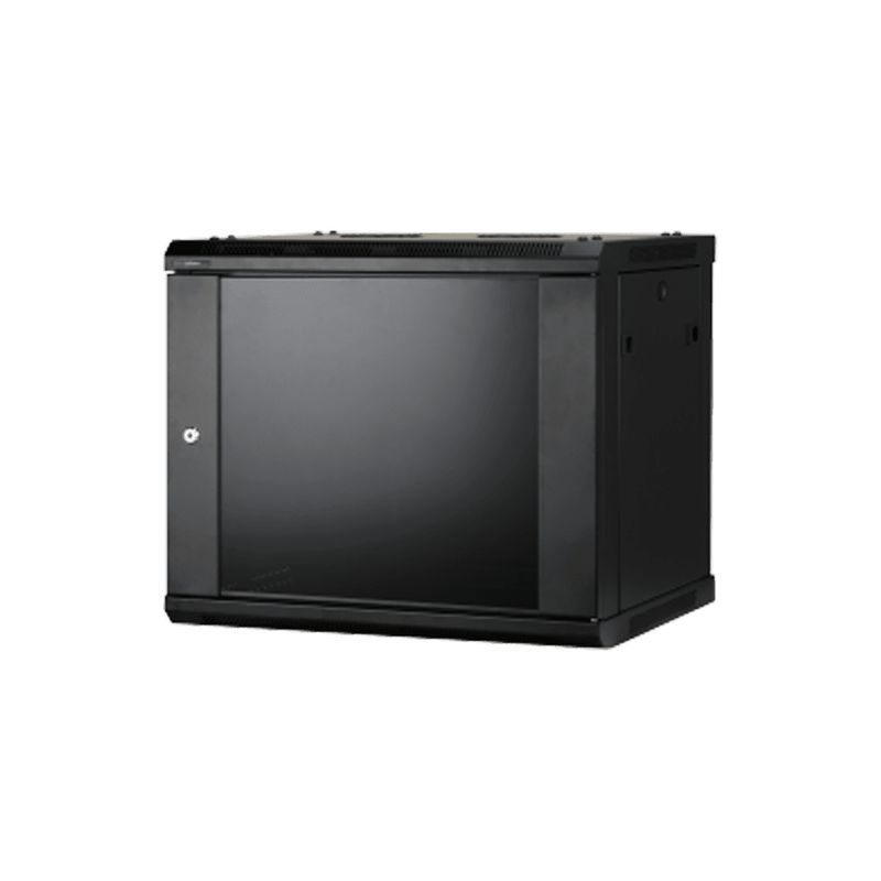 GENERICO - Gabinete Rack 9U 19”  Montaje en Pared o Superficie