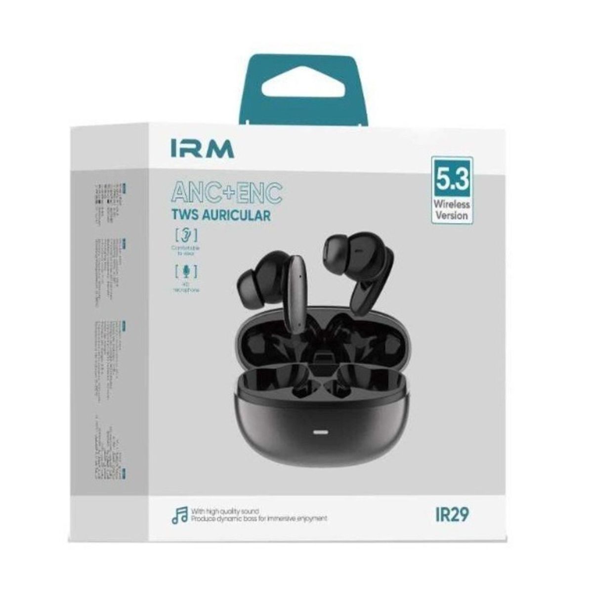 IRM - Audífonos Inalámbrico TWS ANC/ENC bluetooth 5.0 con micrófono IR29