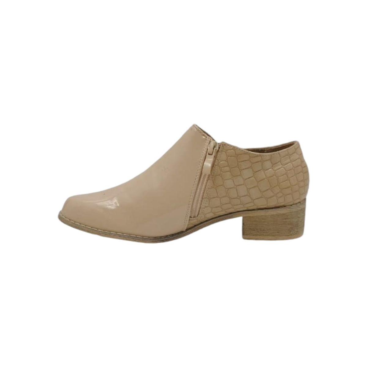 HERIEL - Zapato Beige Charol Mujer