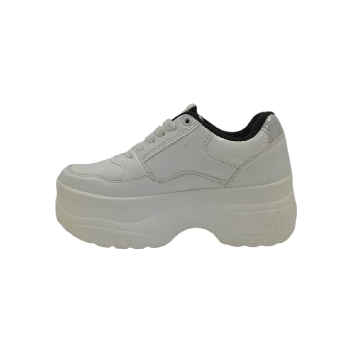 HERIEL - Zapatilla Blanca Plataforma Mujer