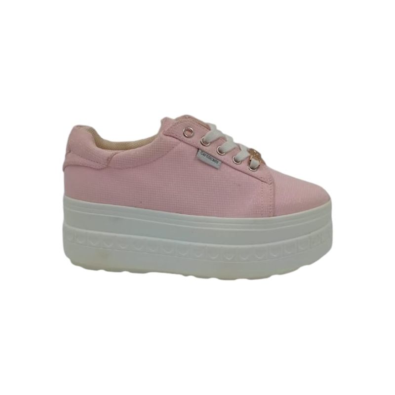 HERIEL - Zapatilla Rosa Plataforma