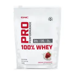 GNC - - BATIDO DE PROTEINA (SUERO DE LECHE) FRUTILLA 12 SRVS