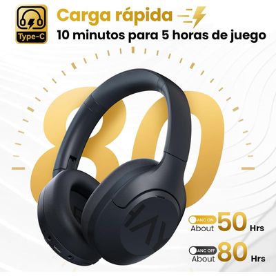 Imagen 2 del producto Audífonos S30 Con Noise Cancellin Inalámbricos-Negro_