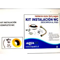 GENERICO - KIT INSTALACION WC SELLO FLEXIBLES ETC