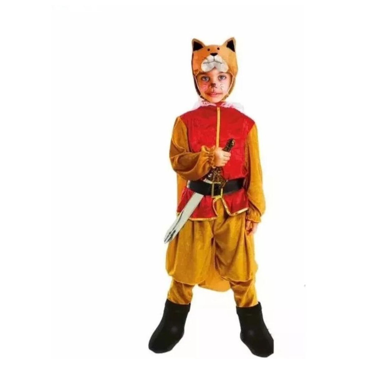 GENERICO - Disfraz  Para Niños Disfraz Del Gato con Botas