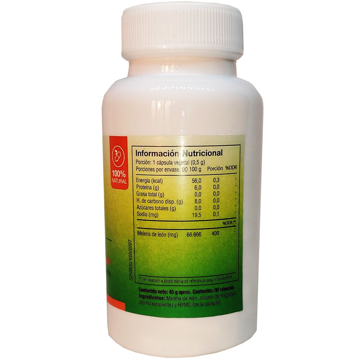 EL NARANJAL TIENDA NATURISTA - 3 X Melena de Leon 90 caps 500 mg 100% Puro