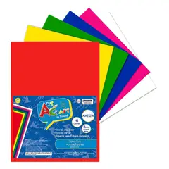 ART AND CRAFT - GOMA EVA AUTOADHESIVA 6 PCS 2 MM ART & CRAF