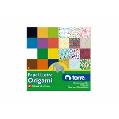 TORRE - Block Papel Lustre Origami 16x16cm