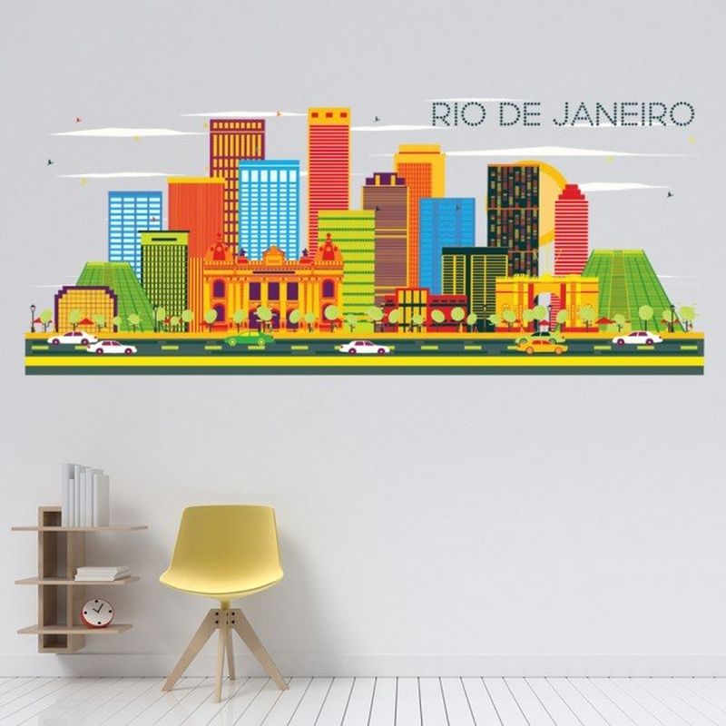 AVERY - Rio de Janeiro Brazil City Skyline Ws-46358