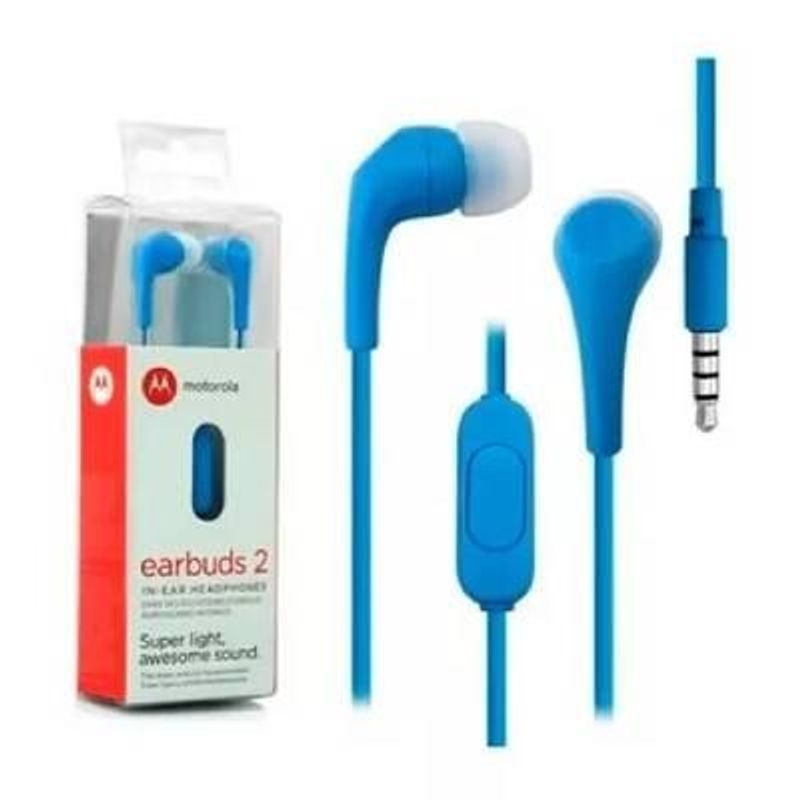 MOTOROLA - Audifonos Motorola Earbuds 2 SH006 Azul - Azul