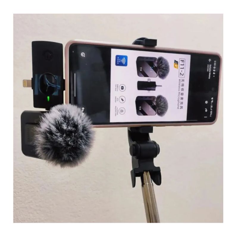 GENERICO - Micrófono Para Celular Inalámbrico Tx F11 - 2