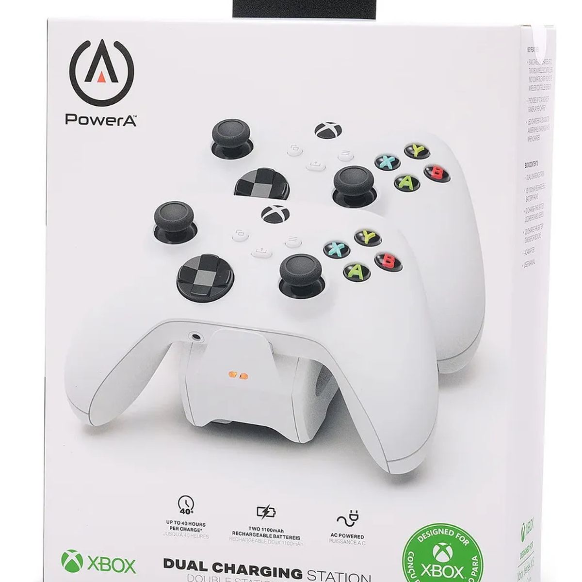 POWER A - Estación De Carga Doble Para Xbox Series Xs - Blanco - SniperCL.