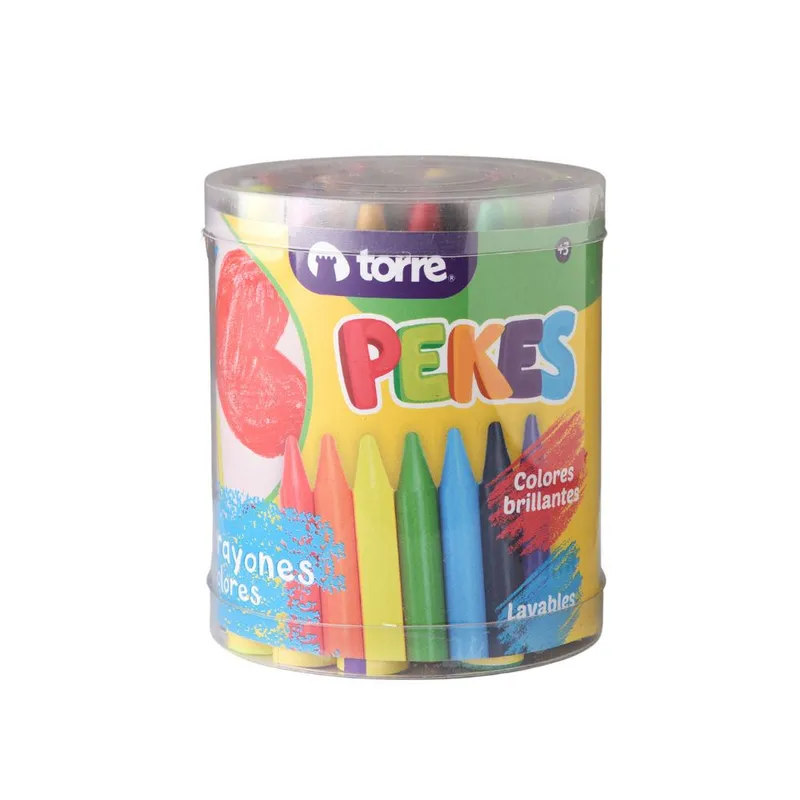 TORRE - Maxi Jumbo Crayones 24 Colores Pekes Torre