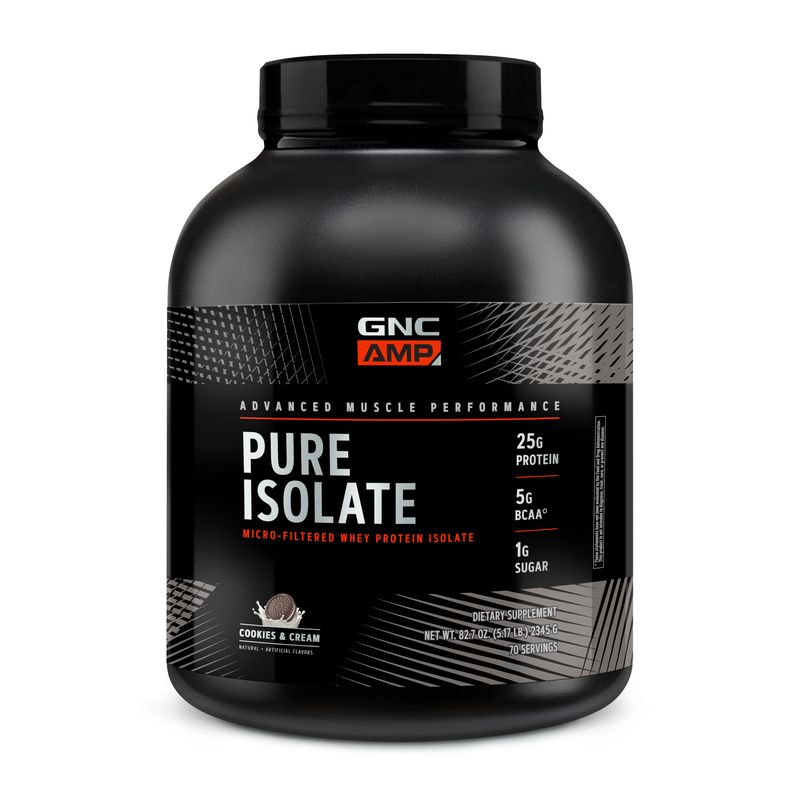 GNC - GNC AMP - PURE ISOLATE VANILLA, 70 SERVINGS (4.94 LBS)
