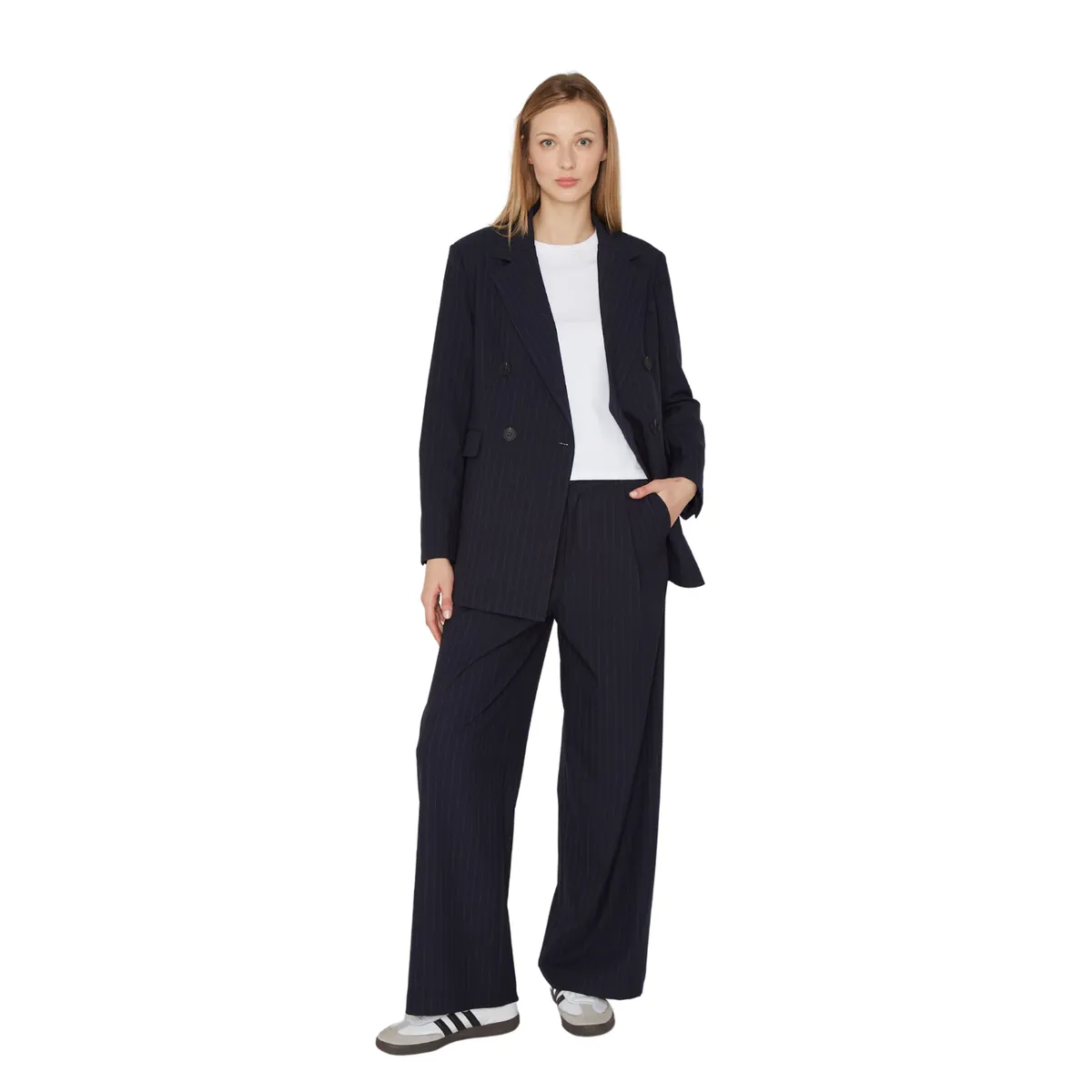 JACINTA TIENDA - Blazer Bowen lineas azul Jacinta Tienda