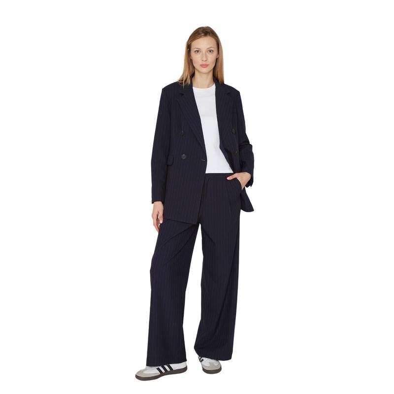 JACINTA TIENDA - Blazer Bowen lineas azul Jacinta Tienda.