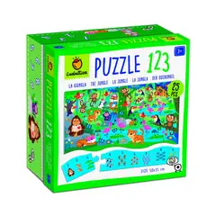 LUDATTICA - Puzzle 123 La Jungla 25 Piezas
