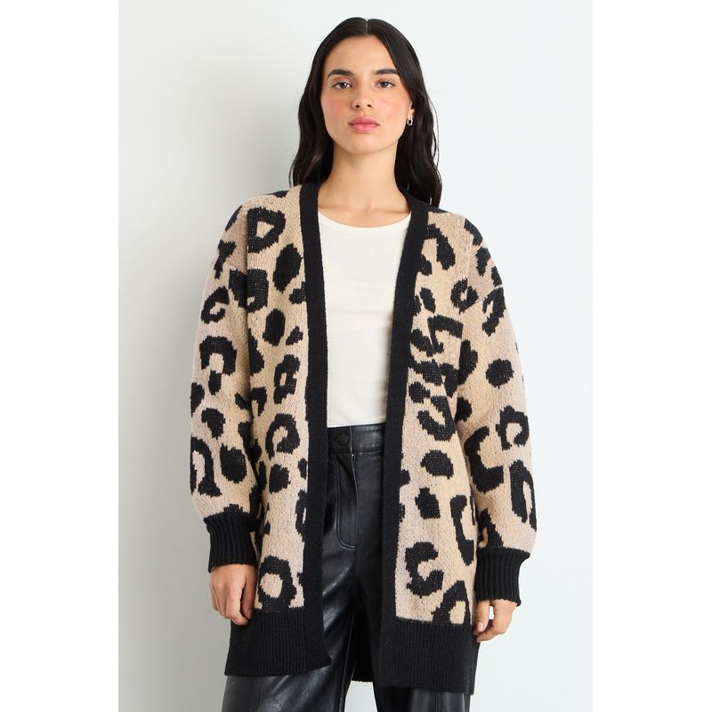 IO - Cardigan Beige Mujer Io