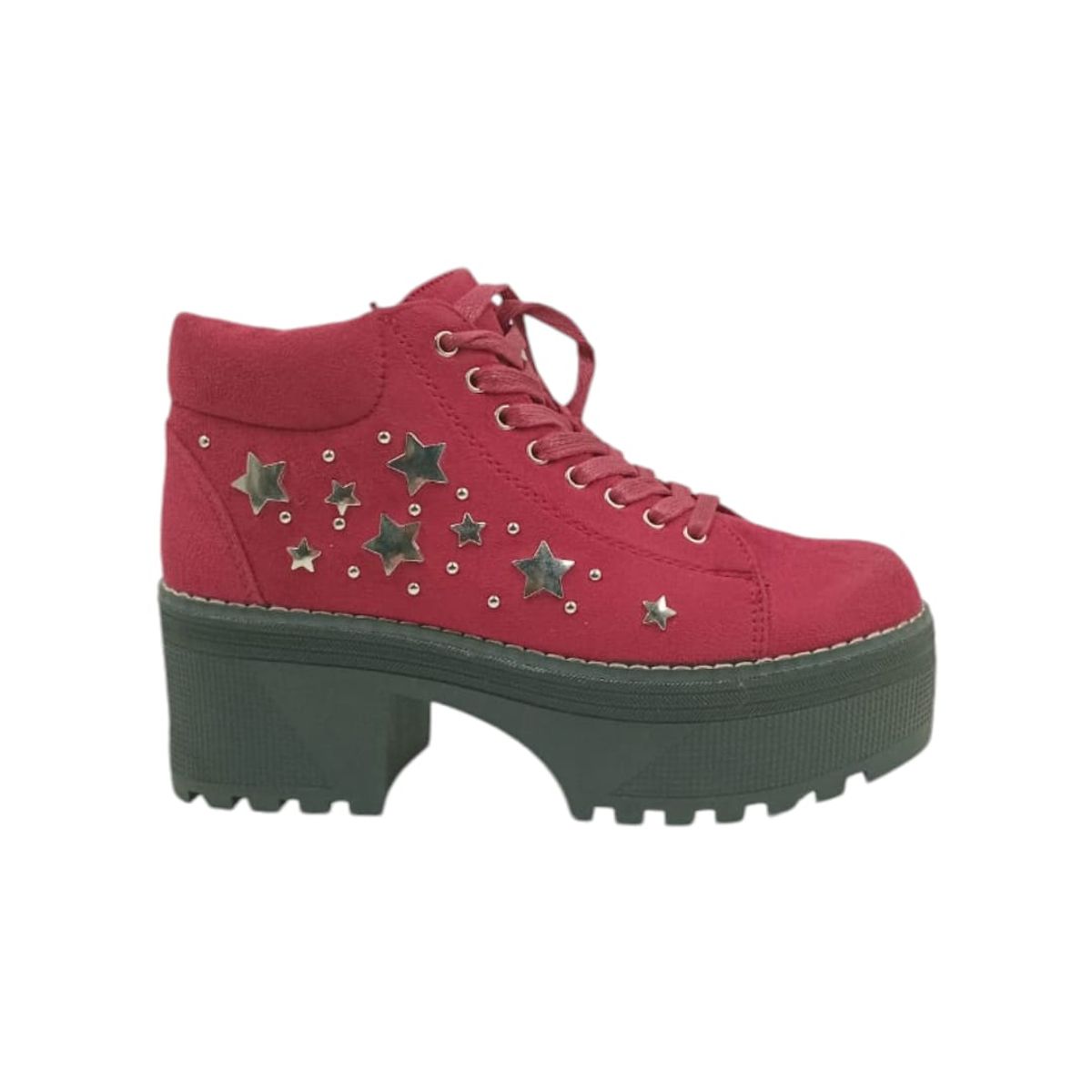 HERIEL - Botín Burdeos Plataforma Mujer