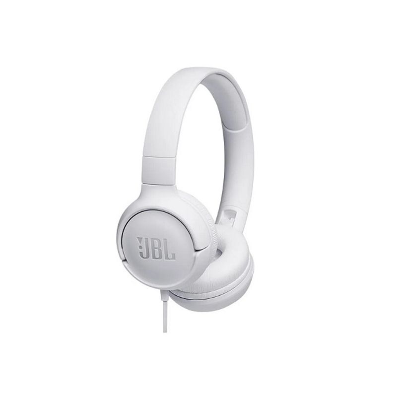 JBL - Audífonos JBL T500 con Mic - Blanco