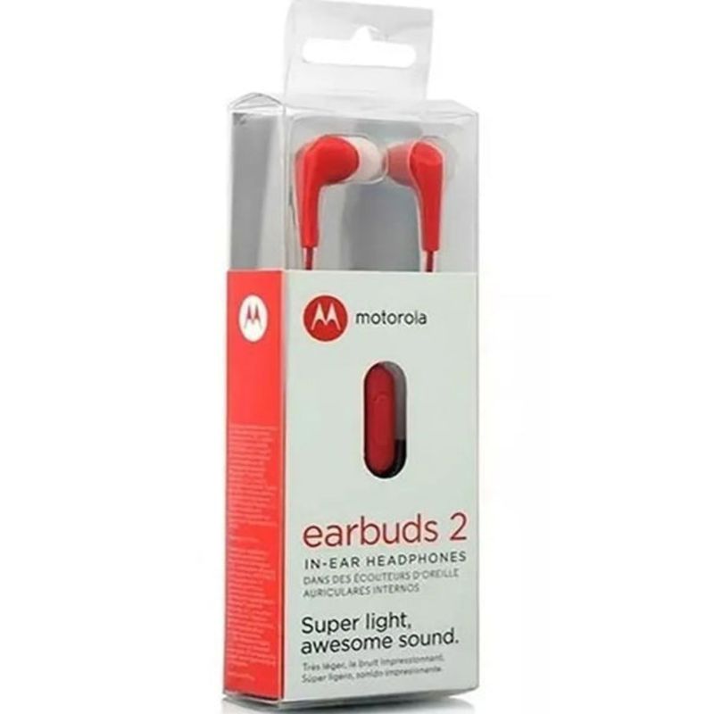 MOTOROLA - Audífonos manos libres Motorola SH006 - Rojo