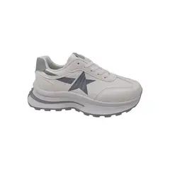 HERIEL - Zapatilla Blanca Plataforma.