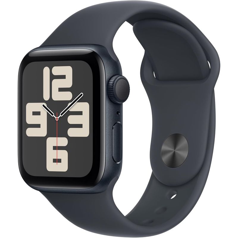 APPLE - Apple Watch SE 2nd Gen GPS 40mm Midnight Aluminio Sport Band ML