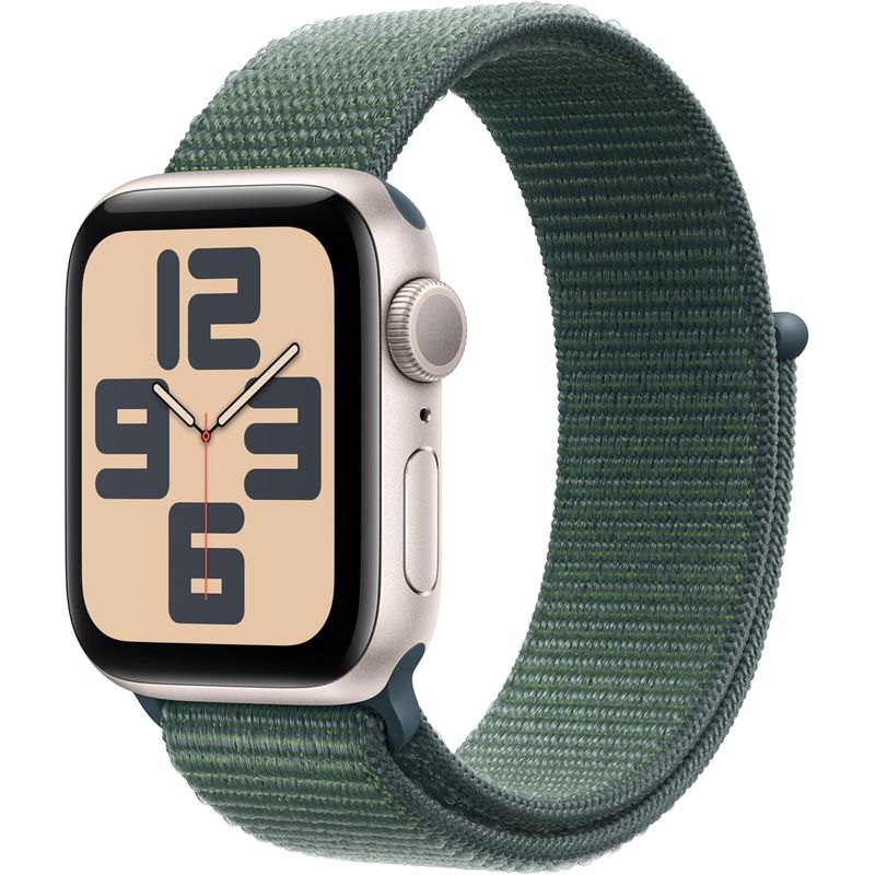 APPLE - Apple Watch SE 2nd Gen GPS 40mm Starlight Aluminio Sport Loop