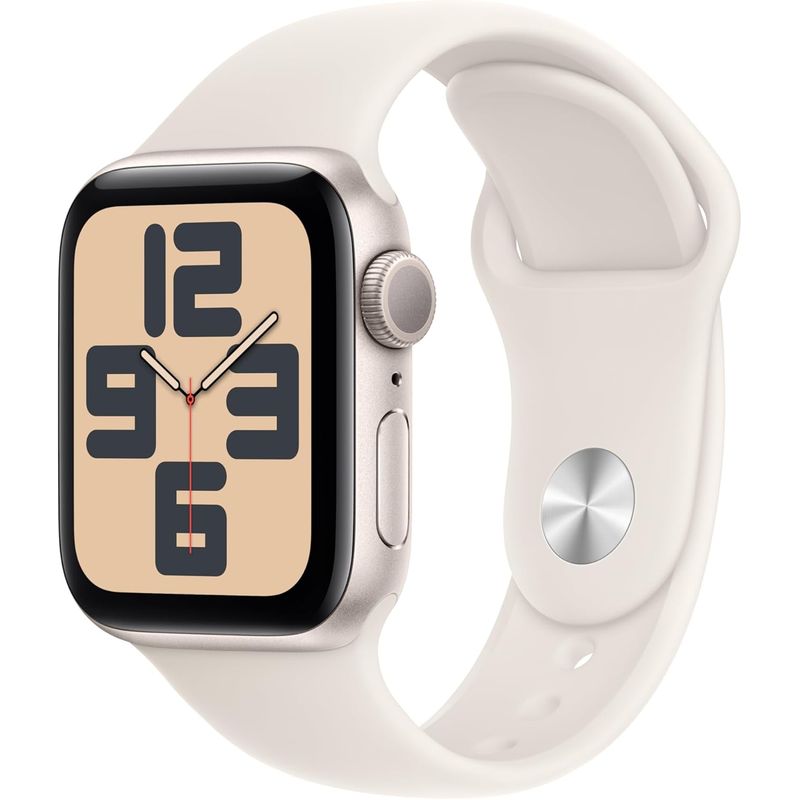 APPLE - Apple Watch SE 2nd Gen GPS 40mm Starlight Aluminio Sport Band SM