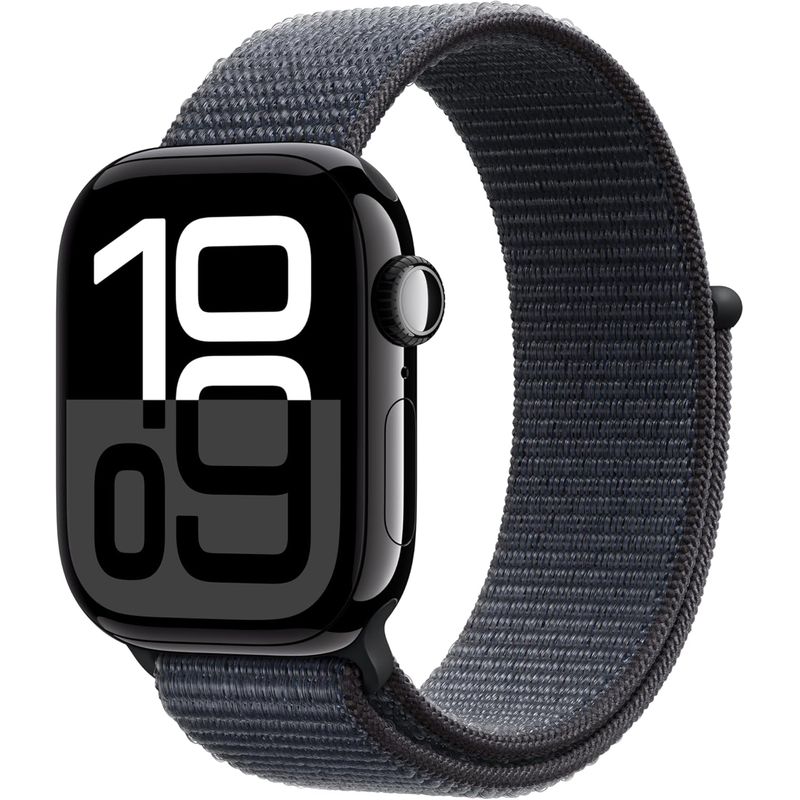 APPLE - Apple Watch Series 10 GPS 42mm Jet Black Aluminio Sport Loop