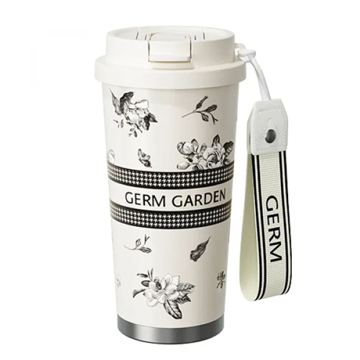 GENERICO - Germ Termo vaso de agua Mantiene Frío O Caliente 500 Ml Antiguo Blanco