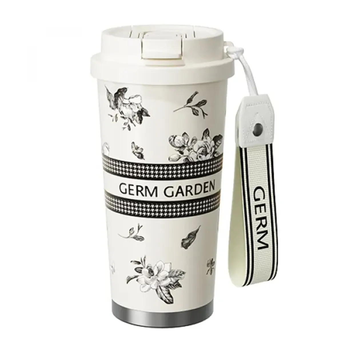 GENERICO - Germ Termo vaso de agua Mantiene Frío O Caliente 500 Ml Antiguo Blanco