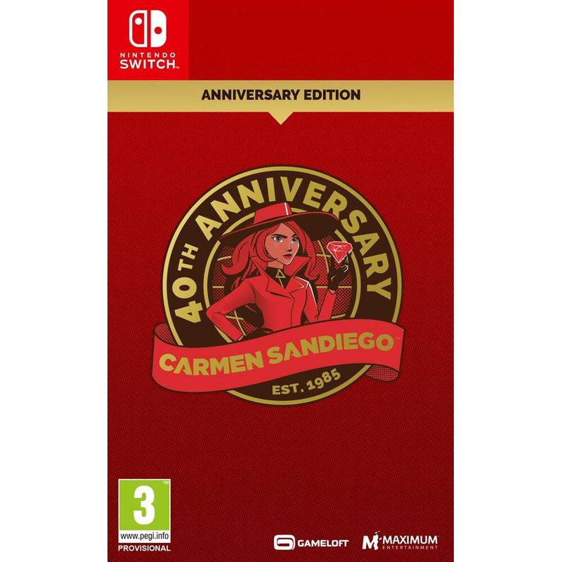 MAXIMUM GAMES - Carmen Sandiego 40TH Annyiversary Edition Switch Fisico SniperCL