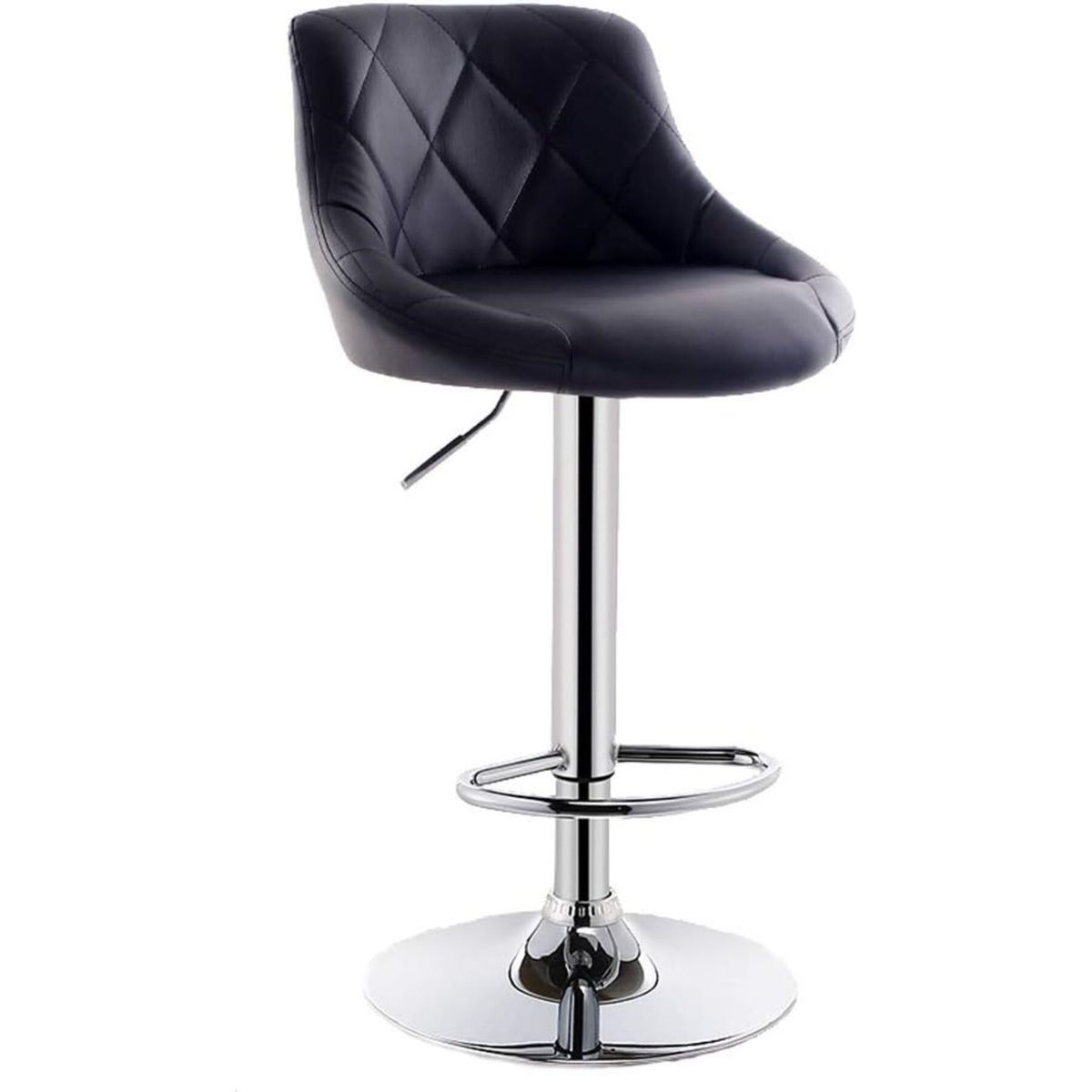 WAKESHOME - Set De 2 Sillas Tipo Bar Moderna - Ajustable Elegancia Y Comodida