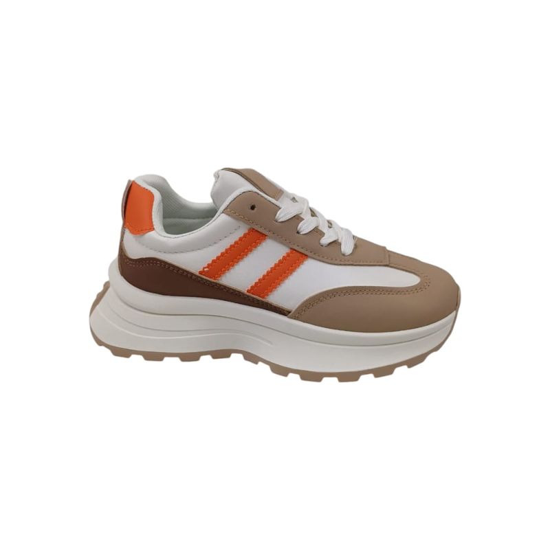HERIEL - Zapatilla Khaki Plataforma.