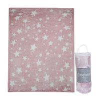 Frazada Ultra Soft Estrella 110x140cm Rosado