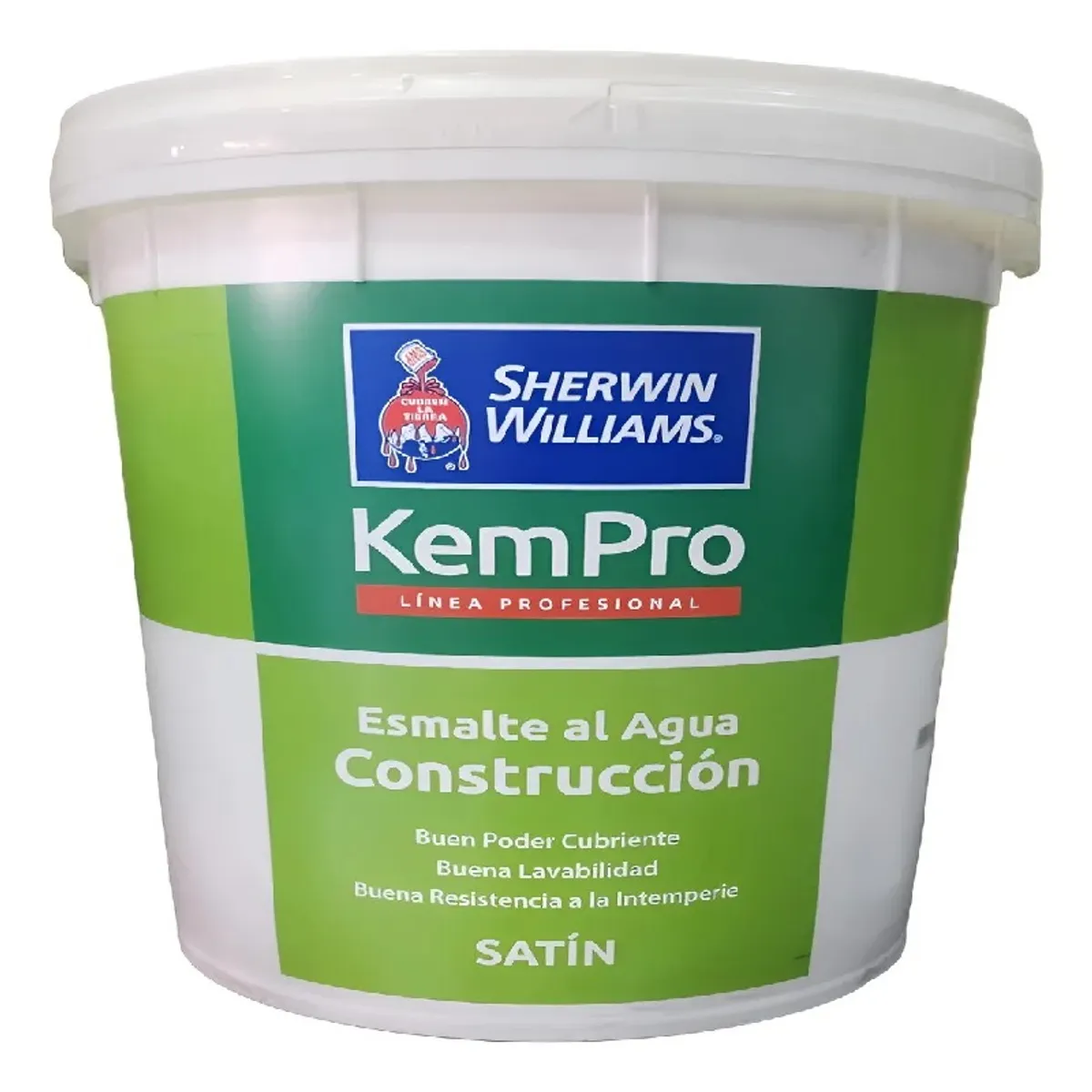 SHERWIN WILLIAMS - Esmalte al agua Kem Pro Blanco Tineta