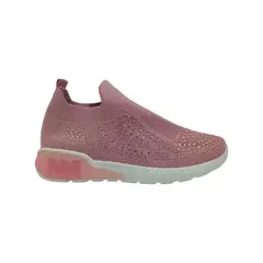 HERIEL - Zapatilla Rosa Textil Mujer.