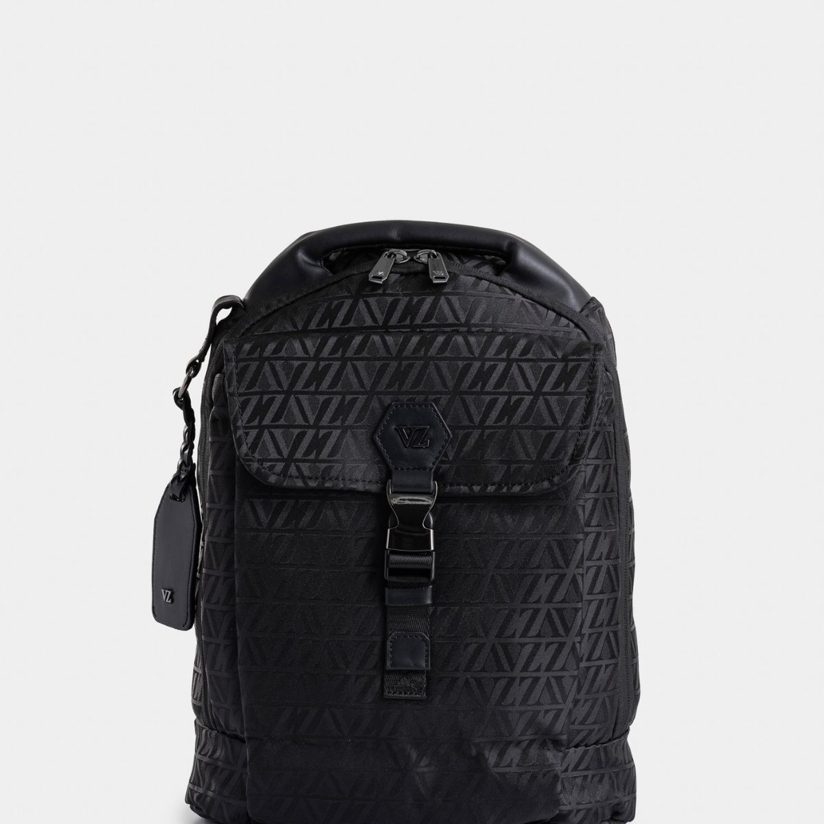 VELEZ - Vélez Mochila Bloom 2 Jacquard Monograma Vz Mujer Porta Trolley Negro
