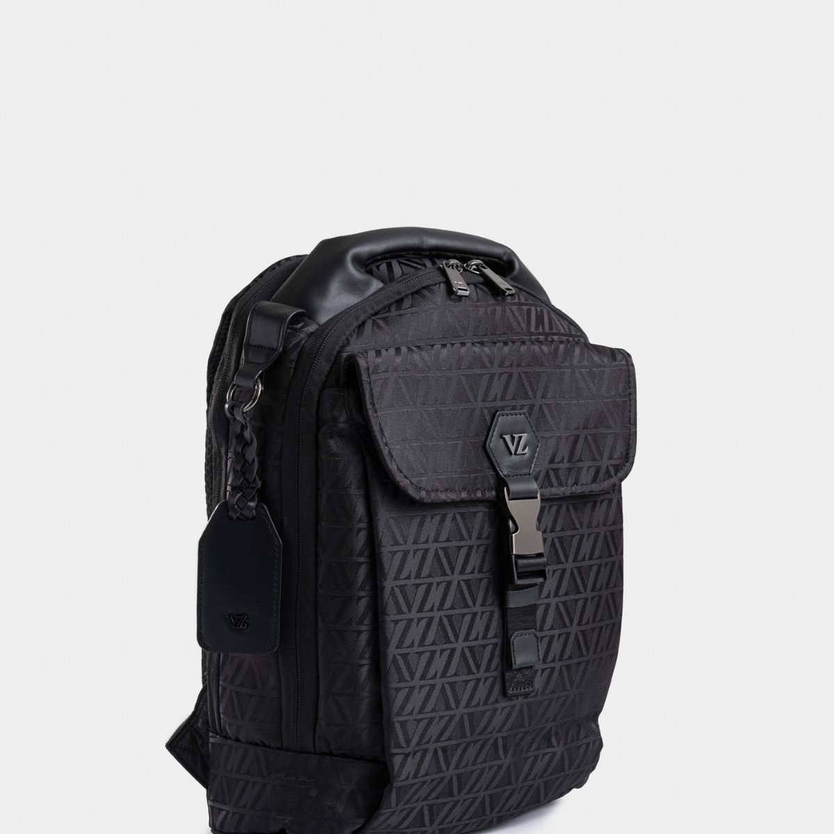 VELEZ - Vélez Mochila Bloom 2 Jacquard Monograma Vz Mujer Porta Trolley Negro