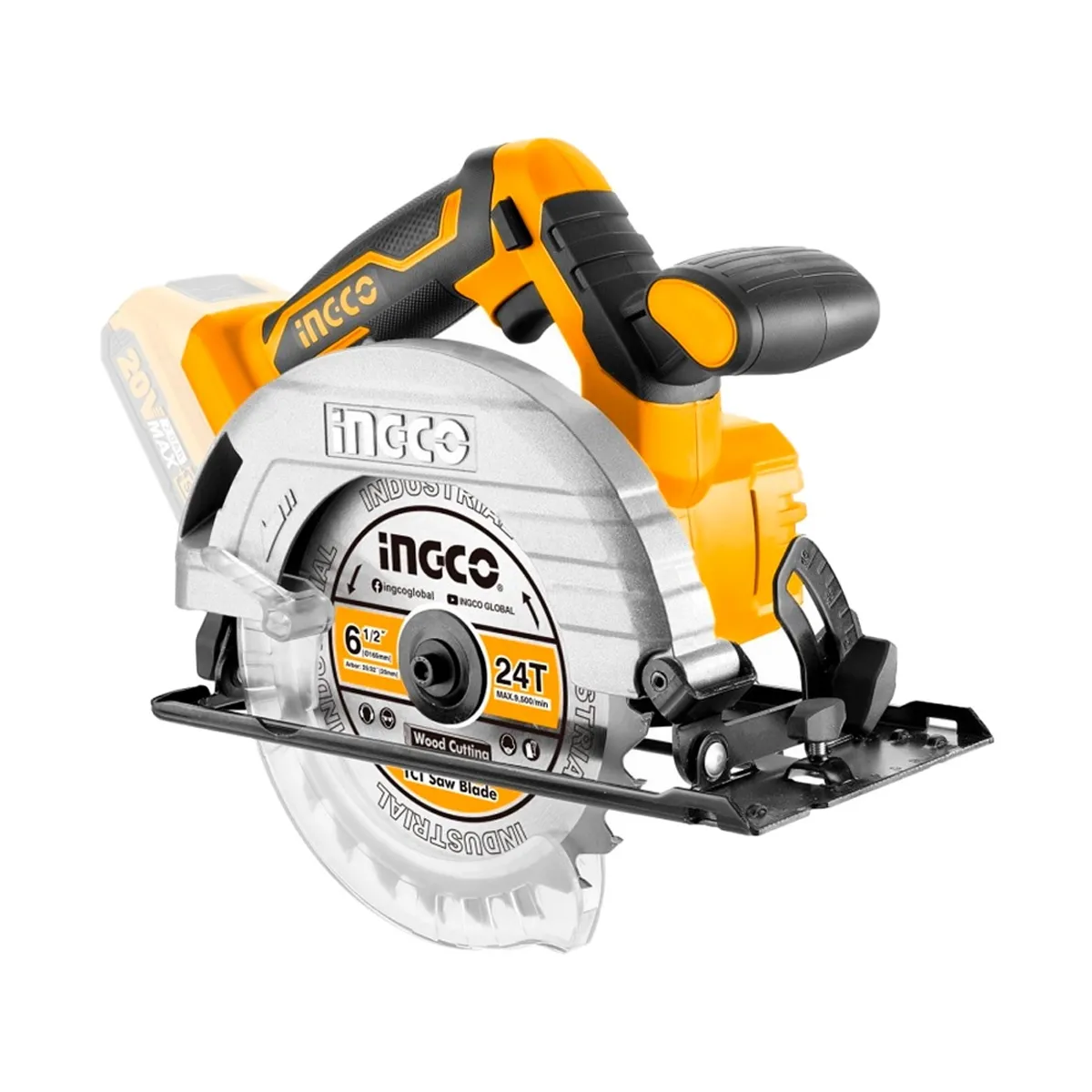 INGCO - SIERRA CIRCULAR INALAMBRICA 20V SIN BATERIA INGCO CSLI1651