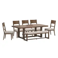 MSA MUEBLES SANTA ANA - Juego de Comedor 8 Puestos Charlotte.