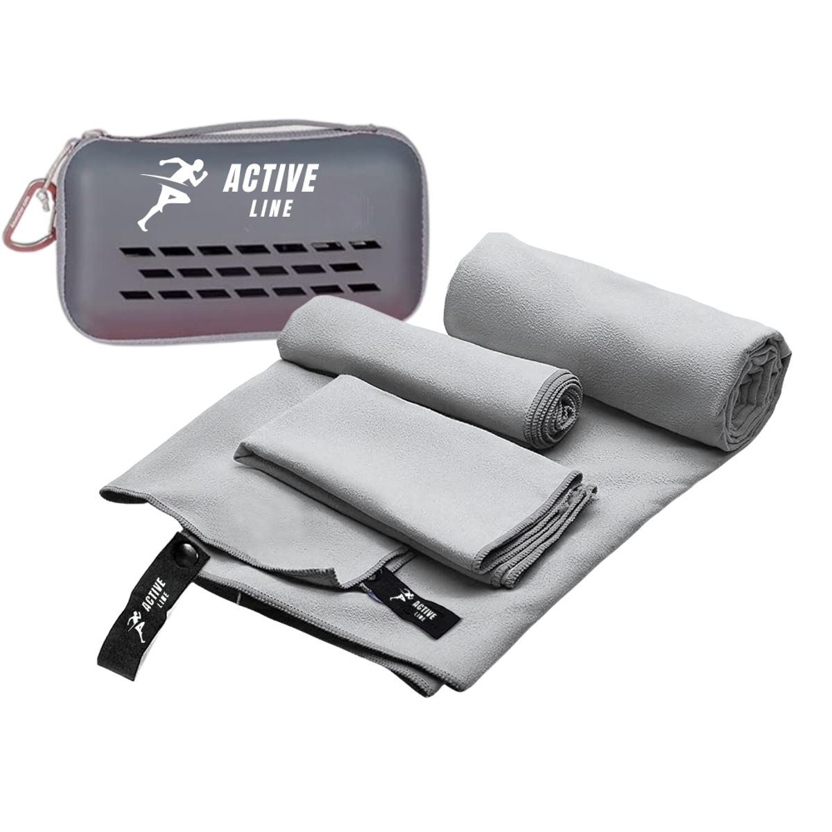 HAZ TU CLICK - Toalla Baño Viaje De Microfibra De Secado Rápido, 3 Pcs